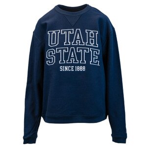 Utah State Since 1888 Corded Crew Sweatshirt
